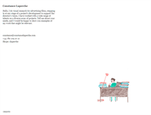 Tablet Screenshot of constancelaperche.com